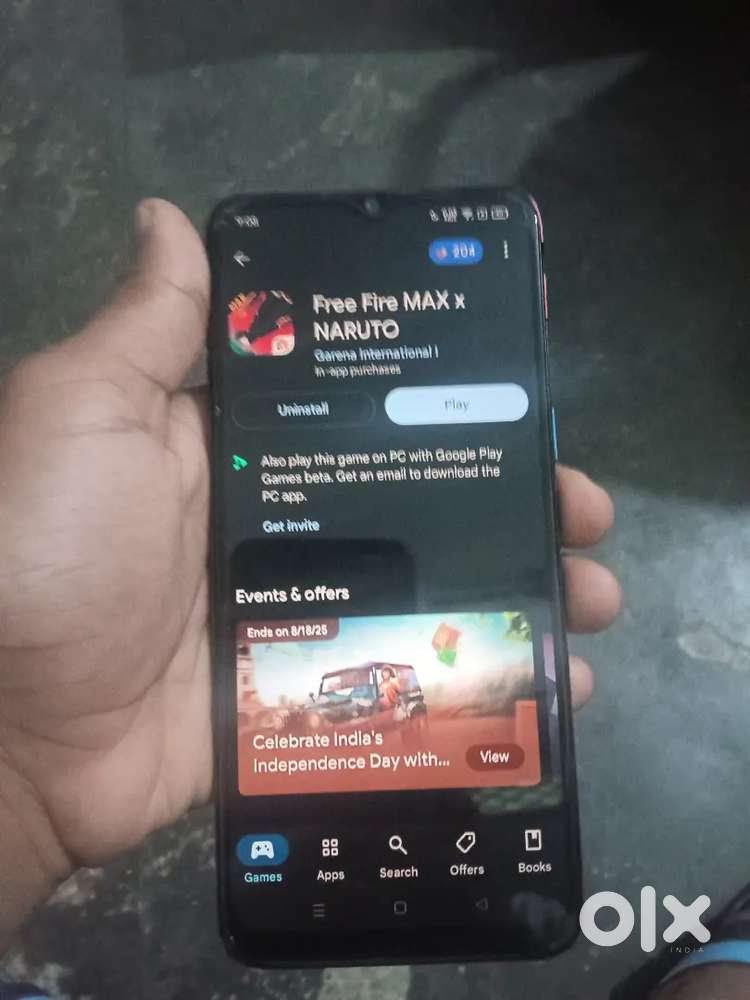 Realme C3 red colour