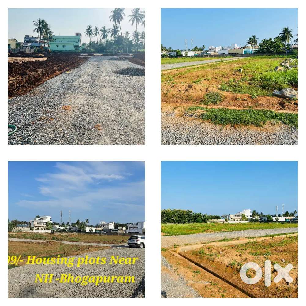 ఇల్లు కట్టుకునే స్థలాలు భోగాపురం హైవే కి దగ్గర