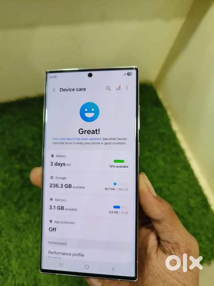 Samsung S23 Ultra 8GB RAM 256GB Memory Black Colour Like New