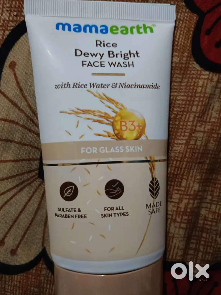 A brand new bright korean rice face wash