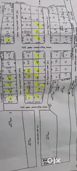 Road base layout in Lathuvadi  and two side facing plot for sale