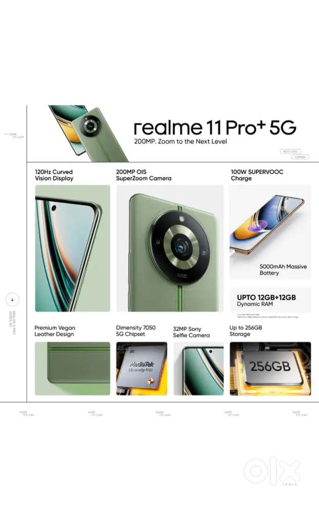 Realme 11pro + 12+12  256gb