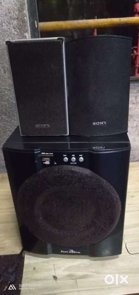 Jack martin home theatre 6.5 inch subwoofer & 2 Sony original speaker