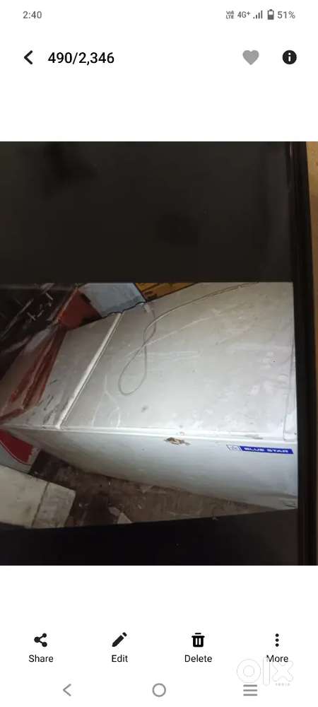 Deep fridge and vertical fridge