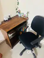 Computer table with chair
