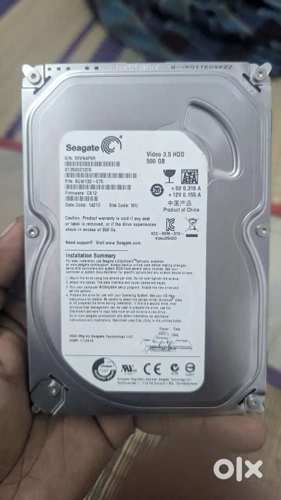 Hard disk 500gb seagate