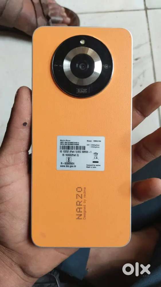 Realme narzo 60 5G. brend new condition bil box change sab complet