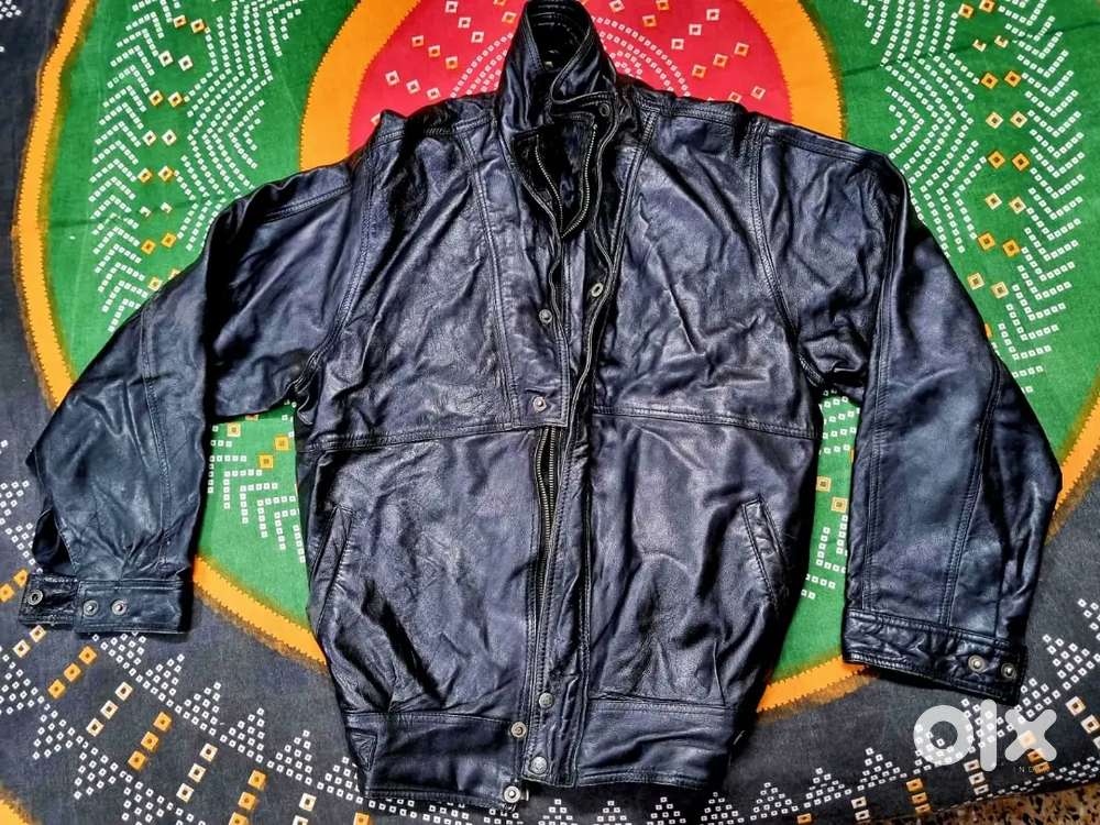 Pure Leather Jacket- Imported & Genuine- Black