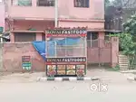 Fast food counter and kitchen items