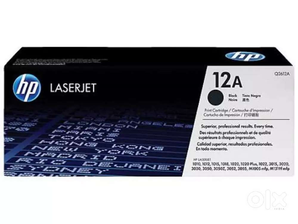 HP 12A Toner Cartridge  Original Brand  New Sealed Pack