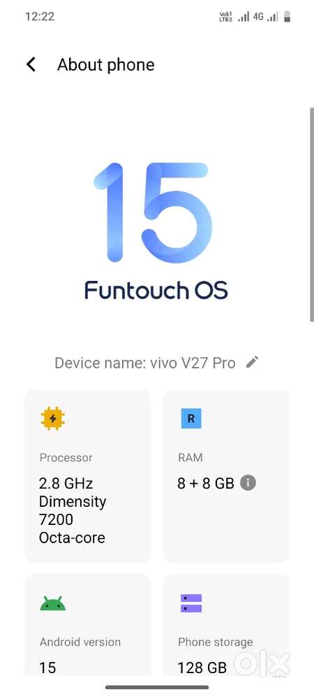 Vivo v 27 5G 8/128