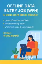 Data Entry (E-Book Typing Project) - Work From Home   Job Description