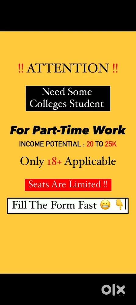 Need some students ( 10 boys, 10 girls only ) seats are available