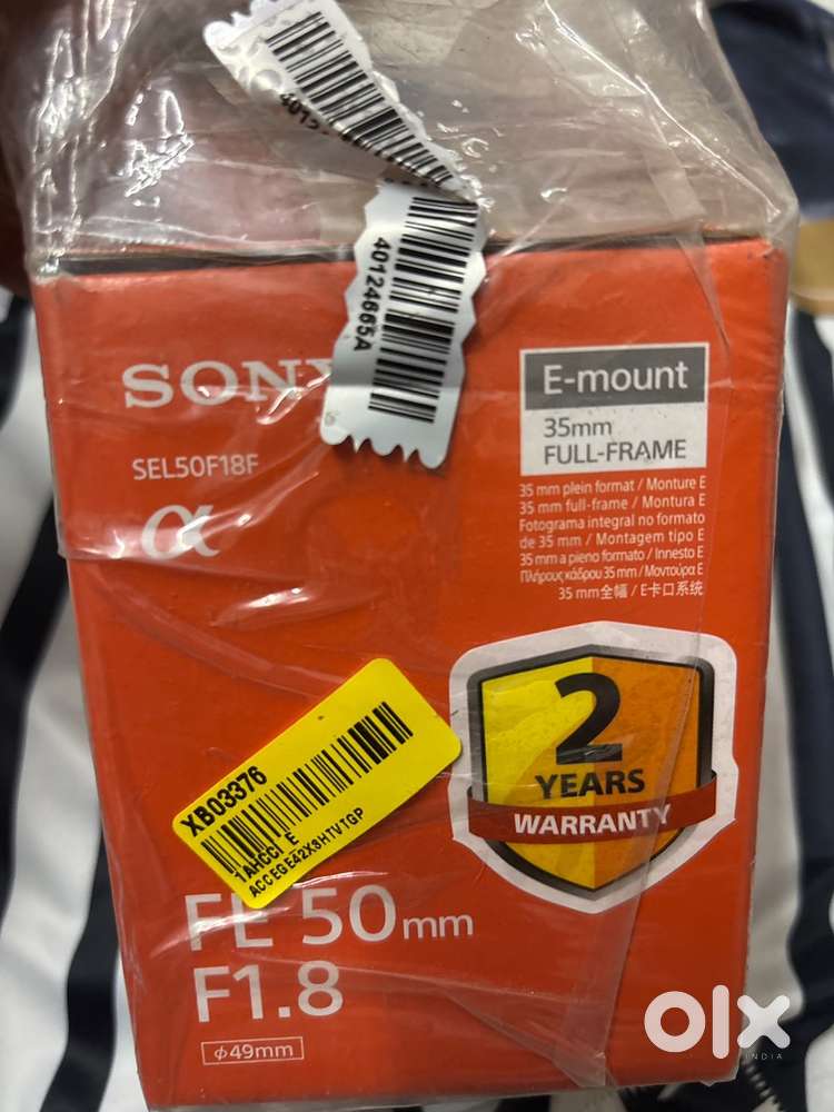 Sony fe 50mm f1.8 lense