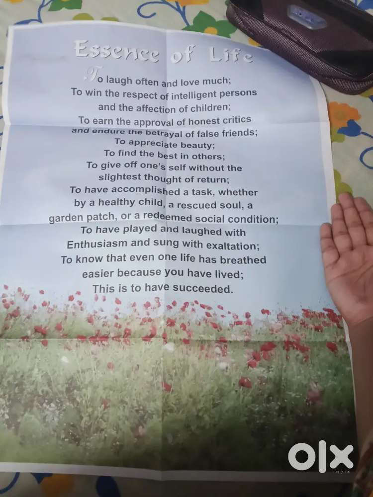A poster that makes your room and heart beautiful