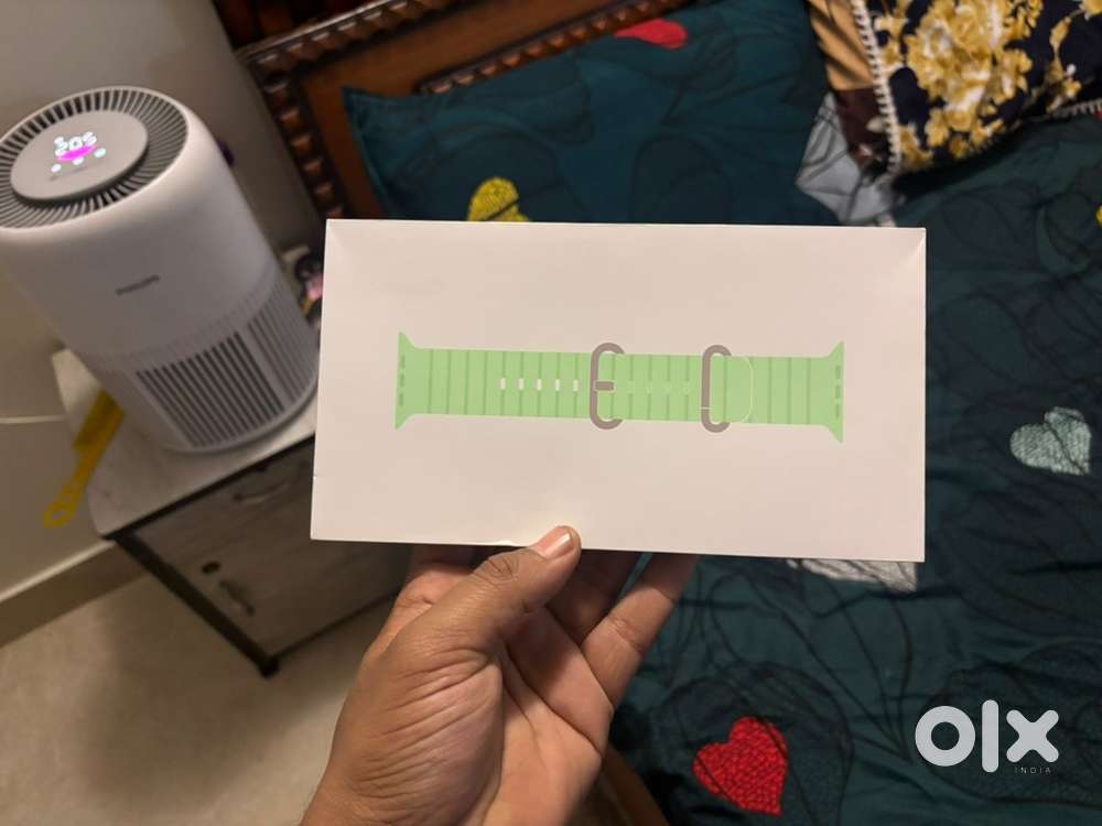 Apple Watch Ultra Ocean Band Neon Green