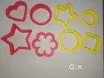 Animal shaped clay moulds from play dough