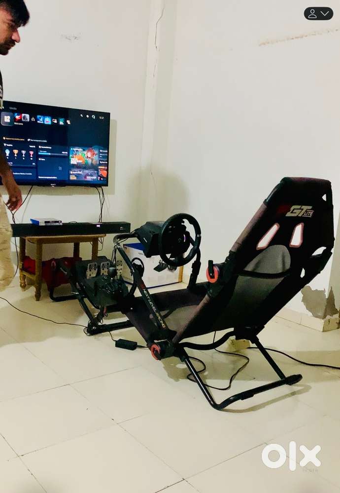 Complete Racing Gaming Setup ,Cockpit ,Logitech g23 ,Ps5 Game,padels..