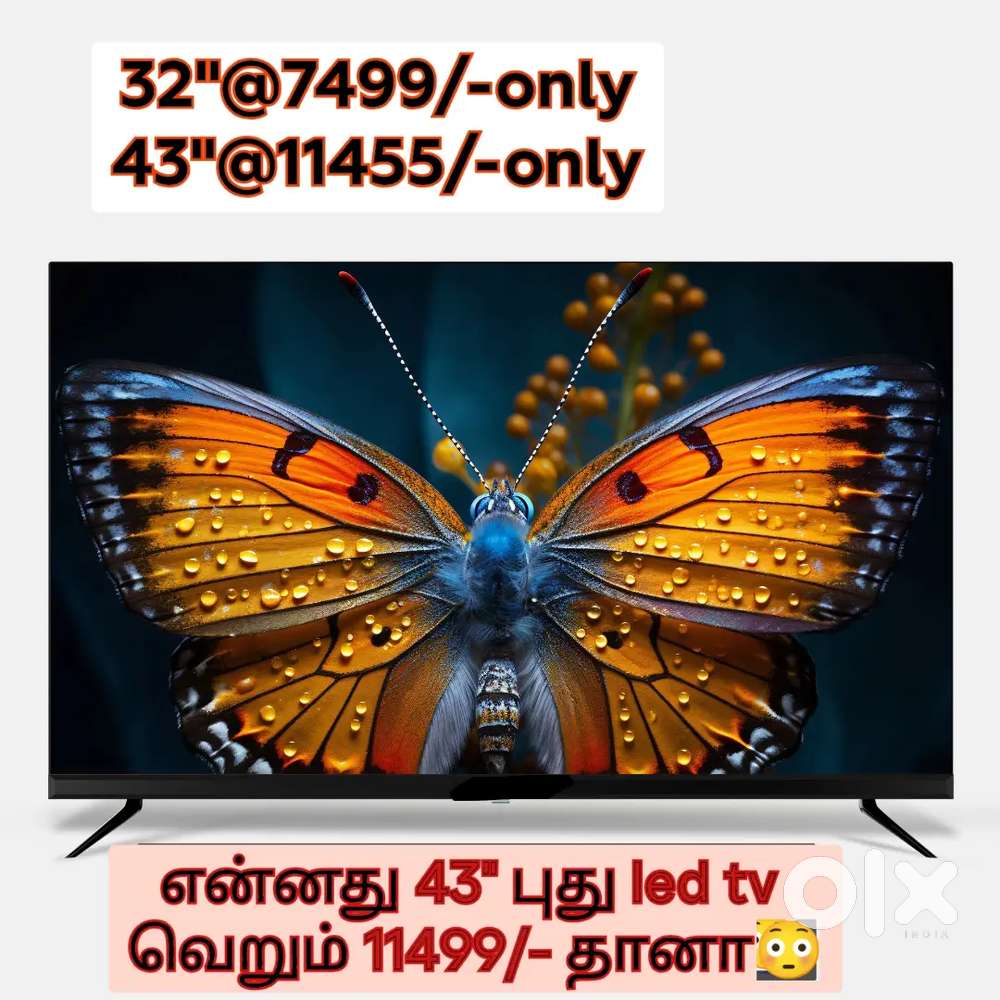 32 inch smart Android frameless led tv @7499/-