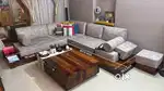 Sheesham wood Sofa set with 2 sitting units, TV unit and Centre Table