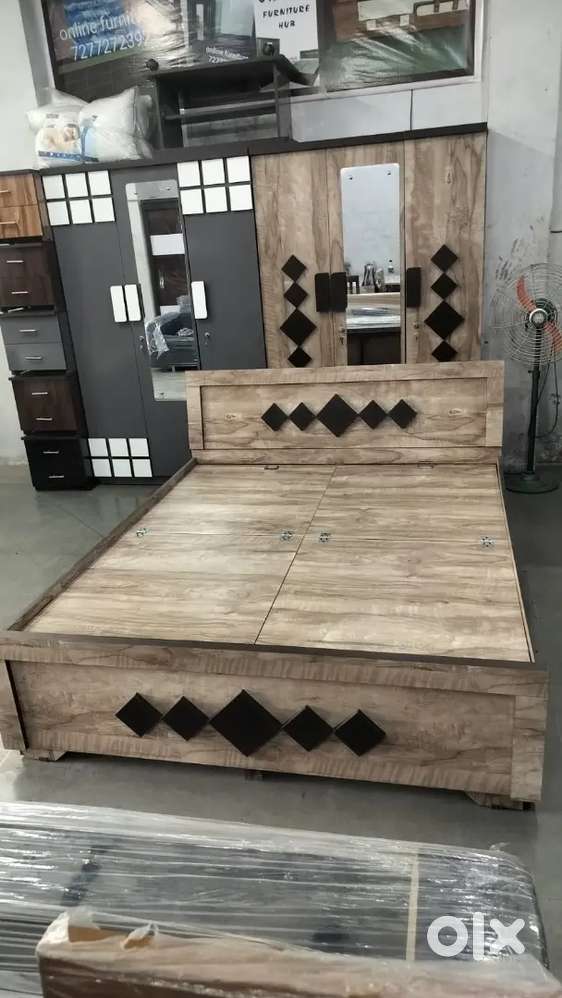 New dubble bed and 3 door wardrobe £99£