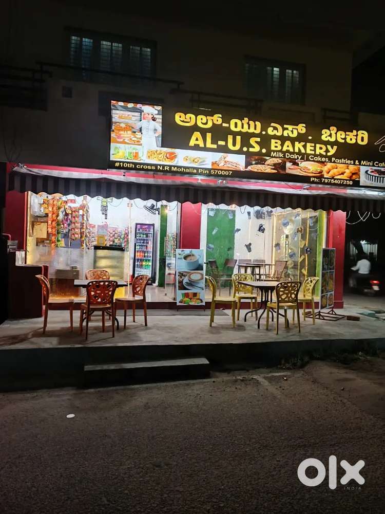 Fully furnished ready to run Backery and mini cafe