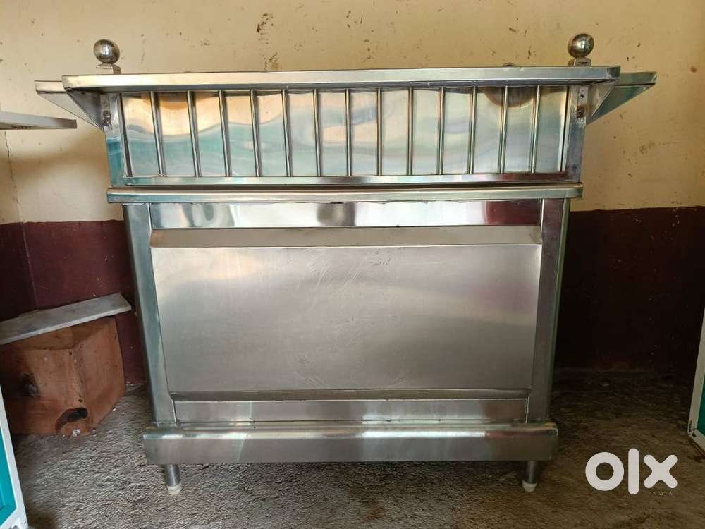 Tea steel counter for tea stall and tea house