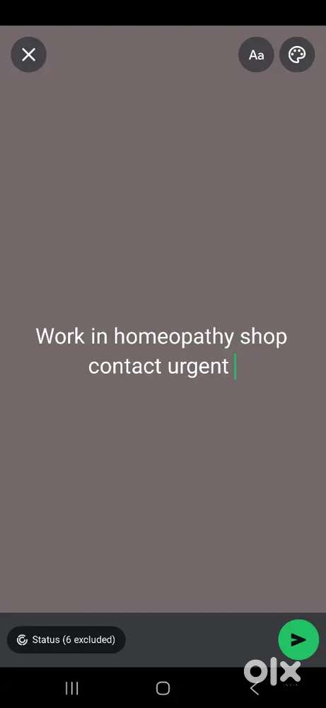 Work in homeopathy shop
