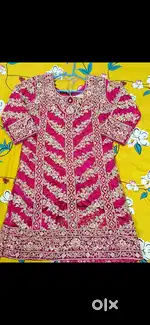 Bridal khada dupatta set.