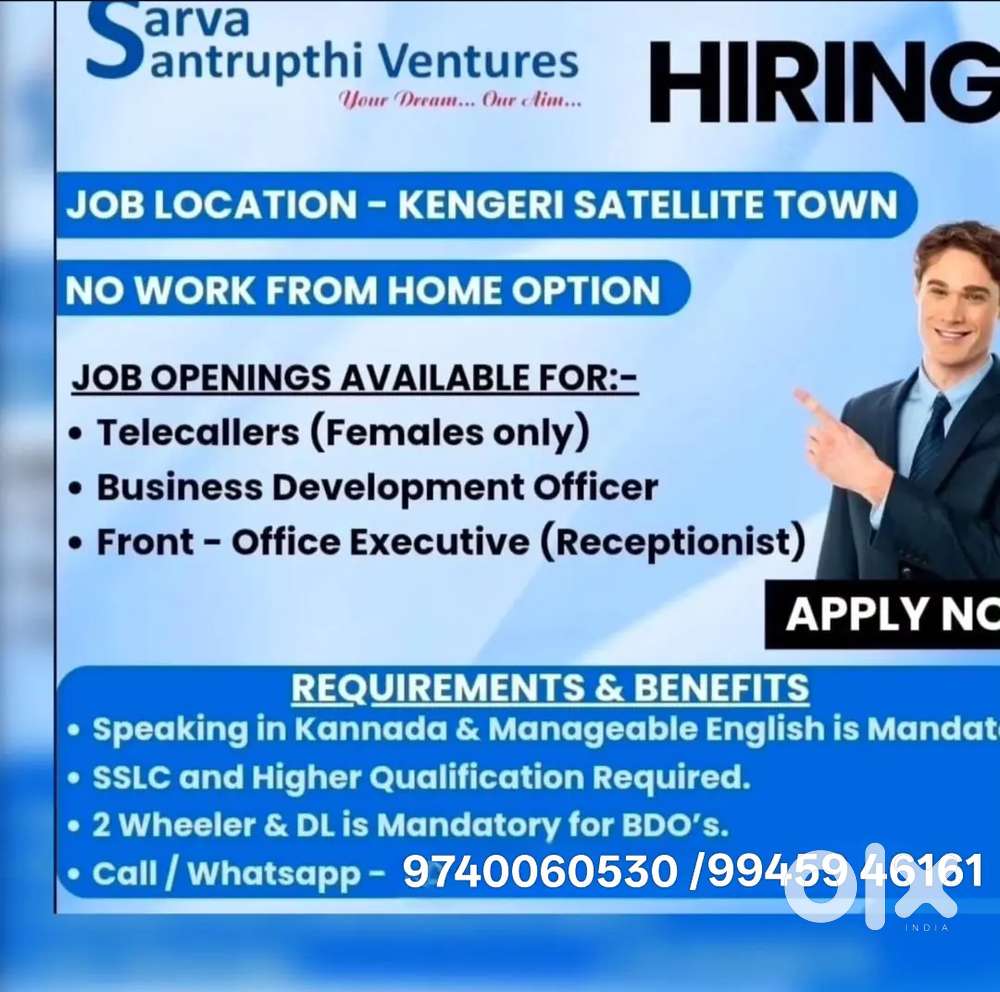 Immediate Hiring for Real-estate Company