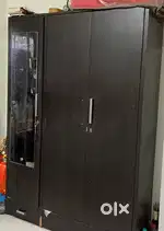 Strong plywood 3 door cupboard almirah wardrobe
