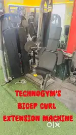 Technogym’s machines, 6 years old machines, Powder Coated machines
