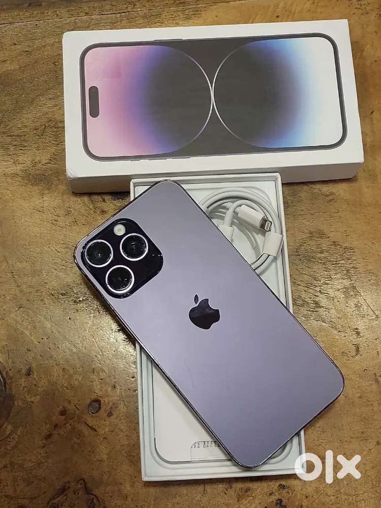 APPLE IPHONE 14PROMAX GOOD CONDITION DEEP PURPLE & GOLD COLOR AVAILABL