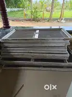Used Aluminium windows with mesh