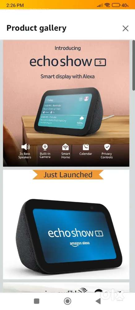 Alexa echo show 5