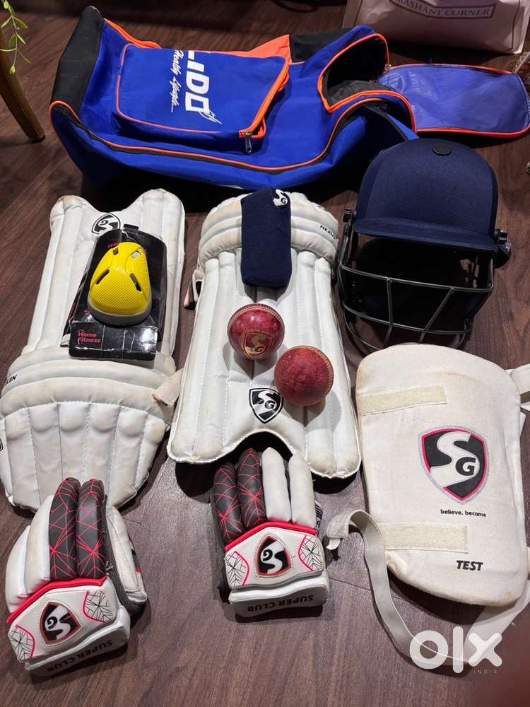 Cricket kit for age 12-13 (partly used)