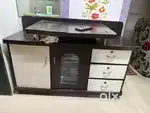 Hall table for storage
