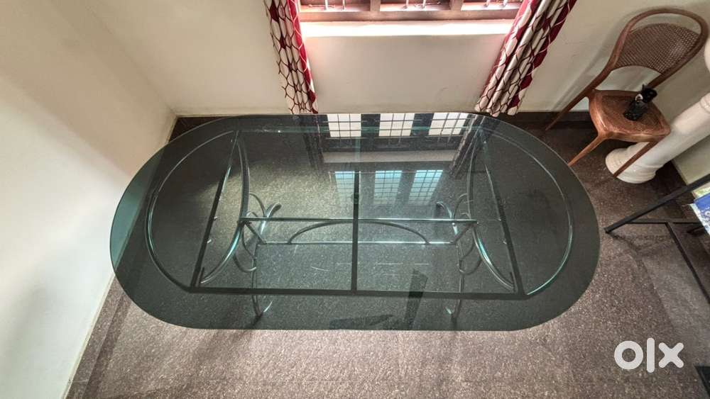 STAINLESS STEEL DINING TABLE 6x3ft