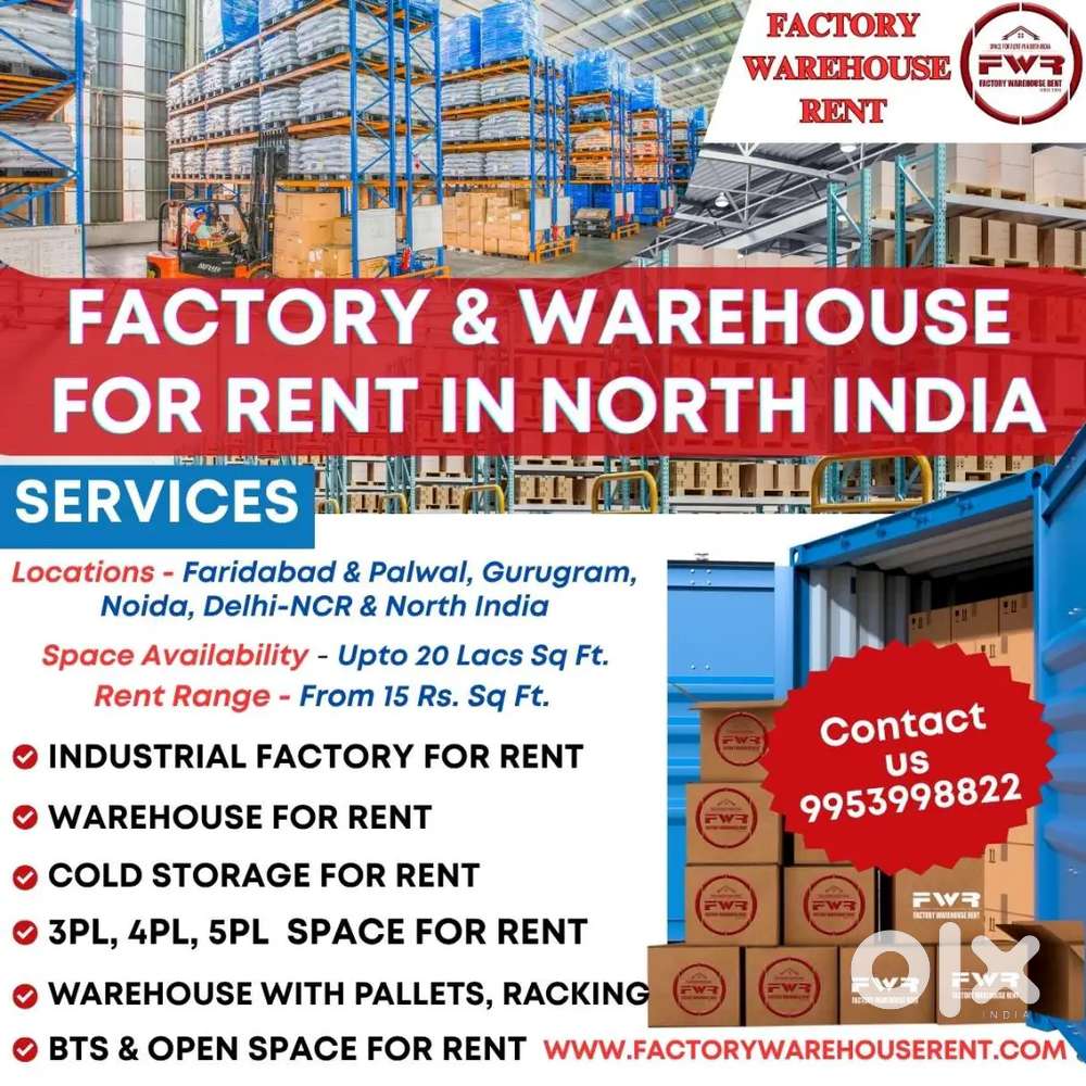 Warehouse & Factory for Rent