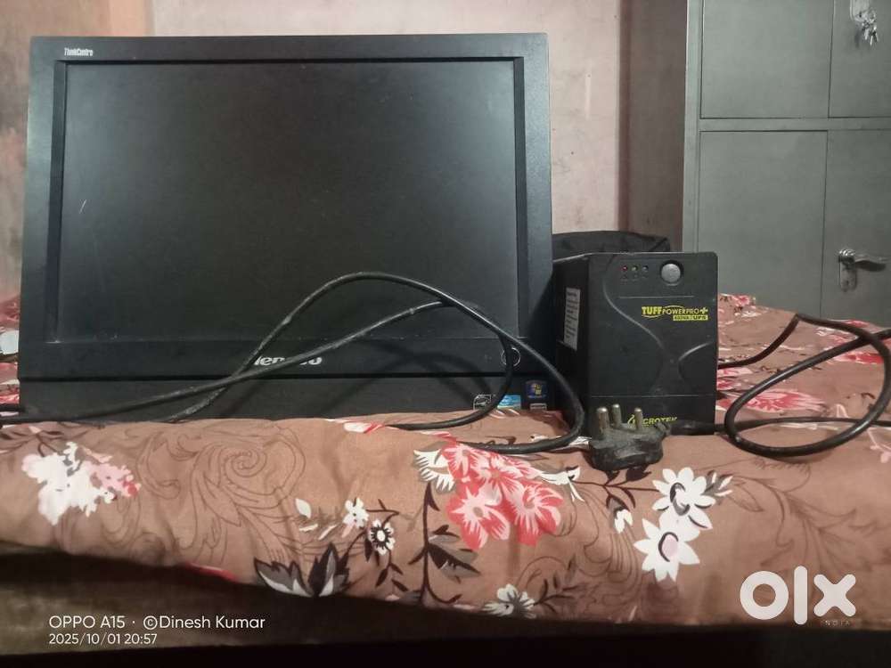 LENOVO desktop and MICROTEK UPS both are 4 year old