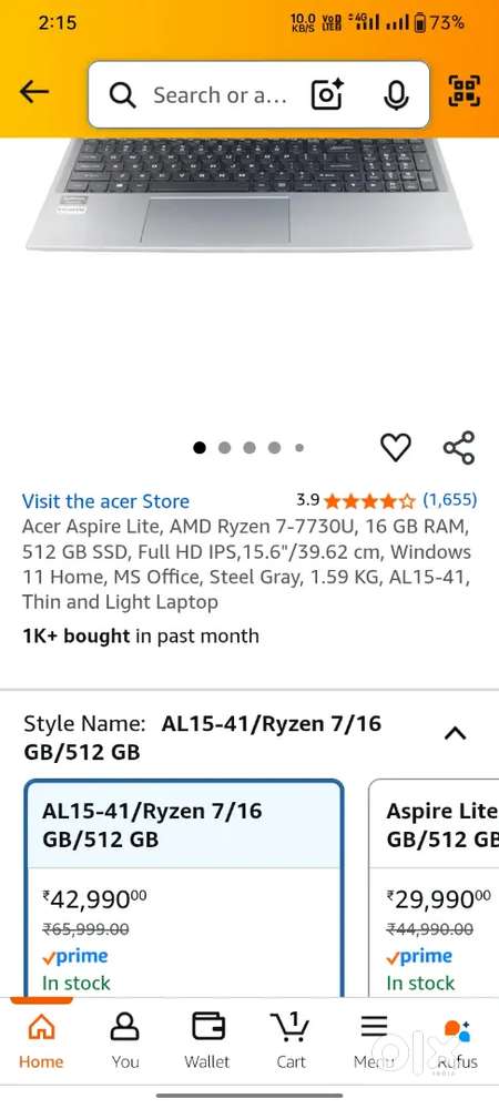 Laptop available