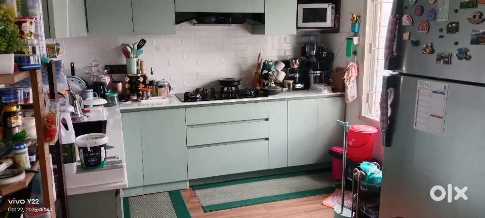 Aluva bank jn: furnished flat 2bhk 2nd floor for sale.