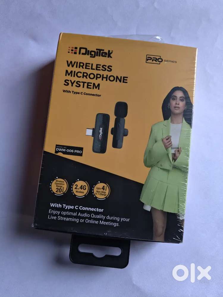 Digitek Wireless Microphone with Type C connector