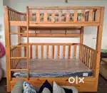 Wooden bunker cot direct factory outlet