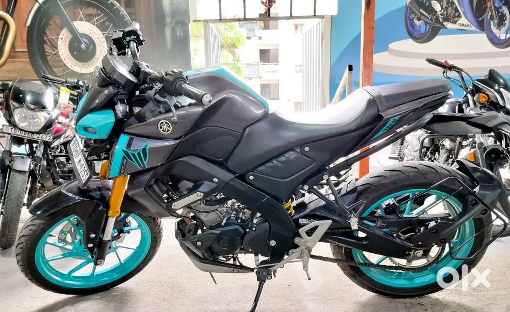 Sky blue alloy wheels MT 15 year 2024