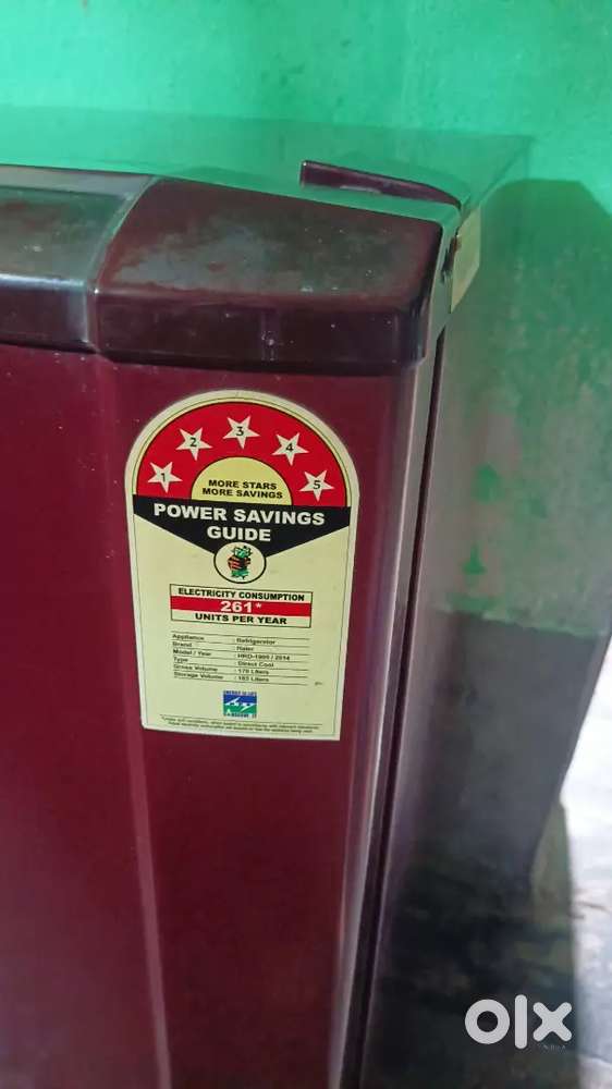good condition 5star  Fridge 261units  per year