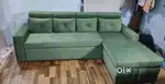 Simple and unique L shape sofa cumbed