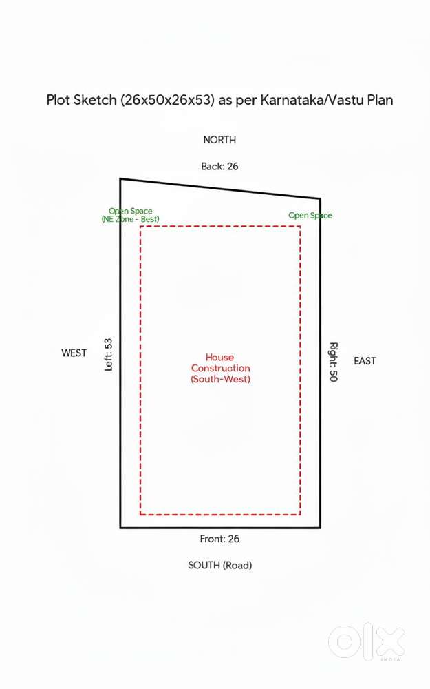 Home For sale (26*50)