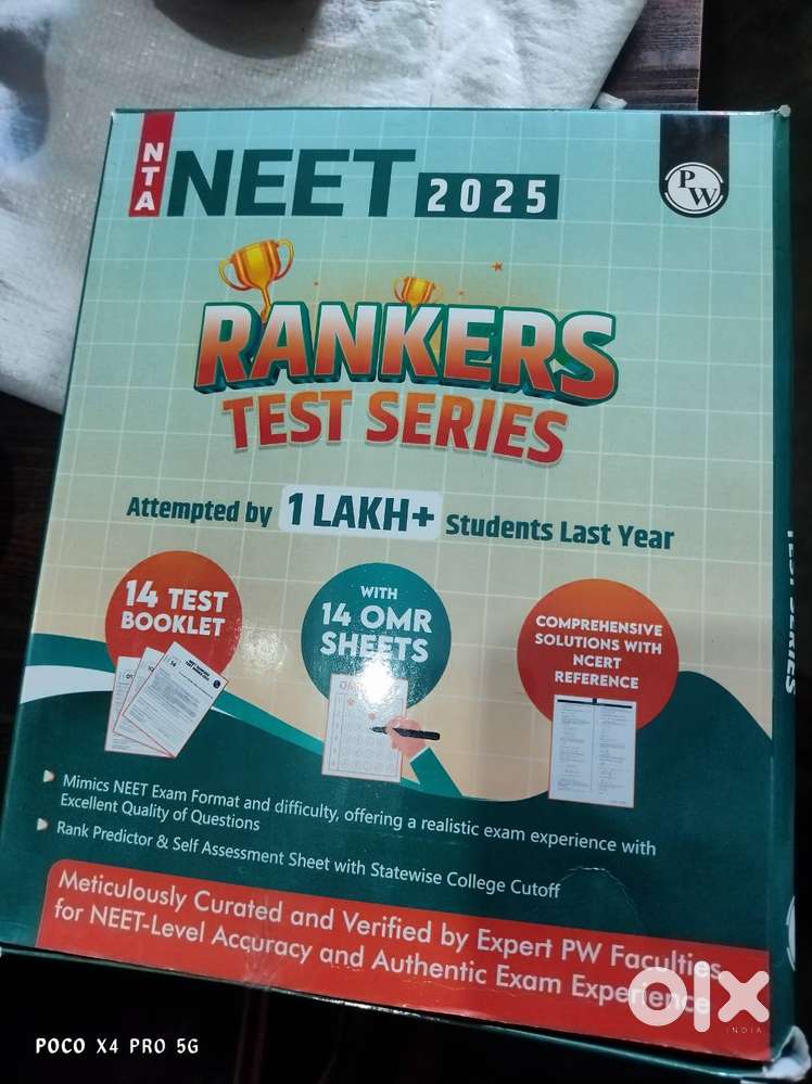 PW Test Series and physics med easy