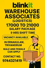 Warehouse Assosiates(Logistics)